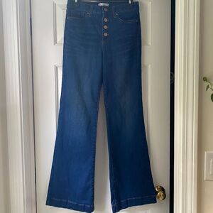 Lauren Conrad super high rise flare jeans